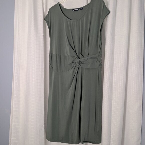Land's End Army Green Cotton Blend Dress, Size 1XL - Picture 1 of 6